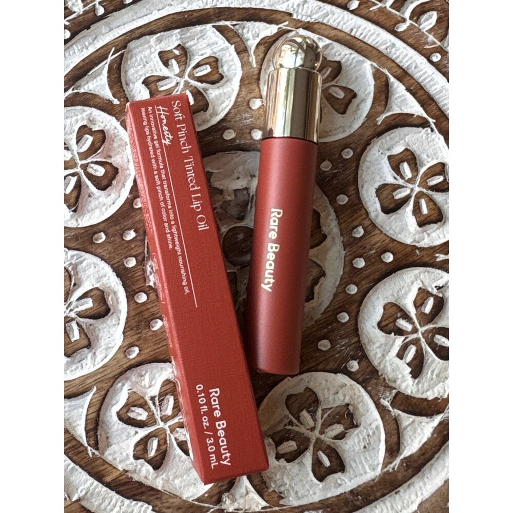 Rare Beauty Soft Pinch Tinted Lip Oil Honesty Full Size 3 mL With Box
